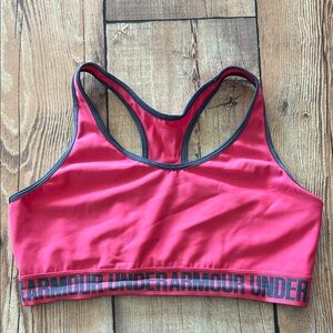 Under Armour Vibrant Red Sports Bra